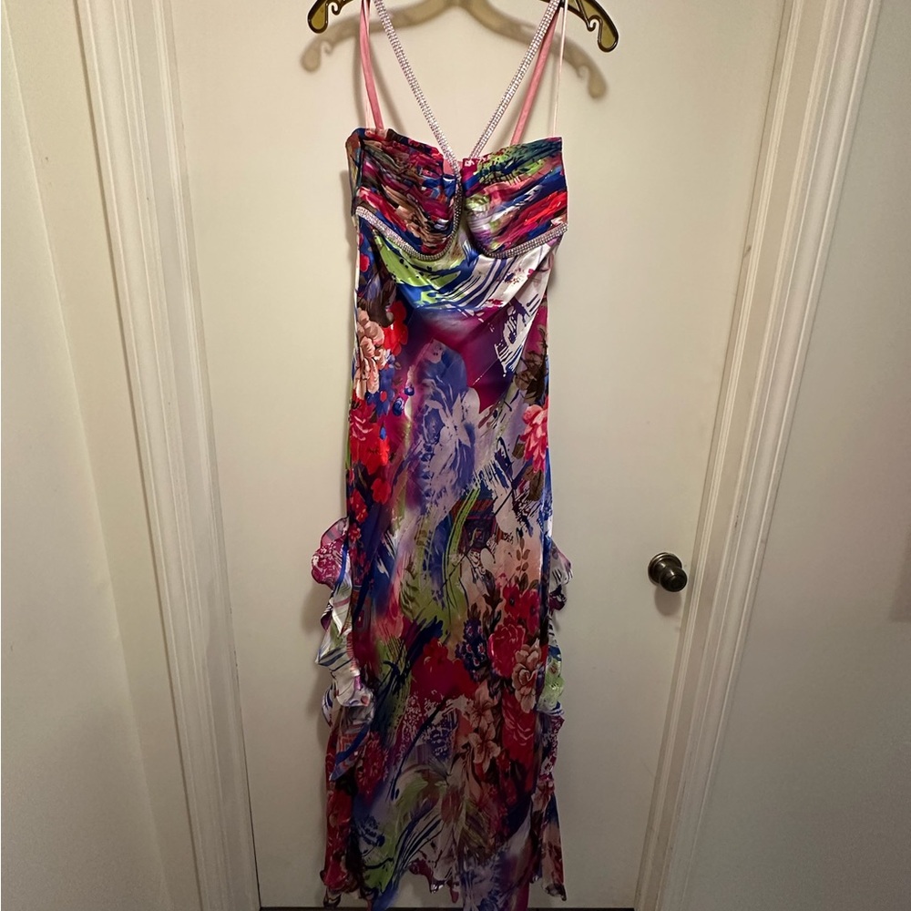 Vintage cache floor length dress